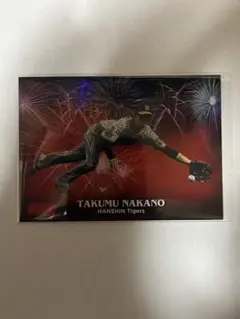 topps stadium club ベースボールカード 中野拓夢 5シリ