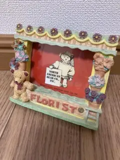 フローリスト♡テディベア♡くまさんの可愛いフォトフレーム♡アメリカンベア♡