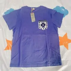 新品未使用　タグ付き　紺色　柄ポケットTシャツ メンズ　M
