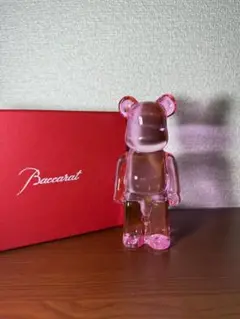 【超美品】ベアブリック x バカラ 【ピンク】