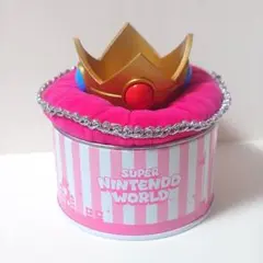 【スーパーマリオ】ピーチ姫　王冠缶