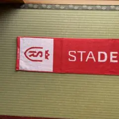STADE REIMS タオルマフラー 赤