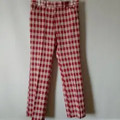 70'sリーバイス パナテラ スラックスLevi'sPanatela 赤チェック