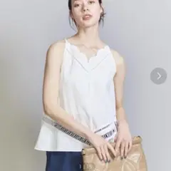 beauty&youth エンブロイダリー　キャミソール