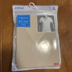 ユニクロ　デオドラントメッシュVネックT（半袖） XL