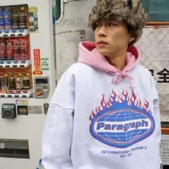 【コムドットゆうた着用】Paragraph フレイムデザイン スウェット
