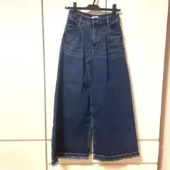 ベイフローデニムロングスカート