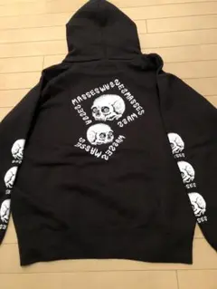マシス MASSES SKULL パーカー 黒 L 21aw