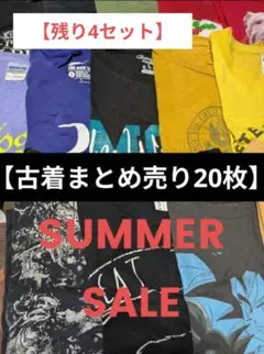 アメリカ古着 メンズ 半袖プリントTシャツ20枚 まとめ おまかせ 残り4セット