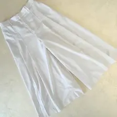 ミッシェルクラン ガウチョパンツ ライトグレー レディース ボトムス L