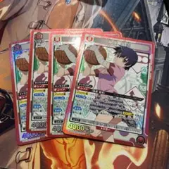 ユニオンアリーナ 物語「神原駿河」《076》SR（スーパーレア）４枚セット　赤