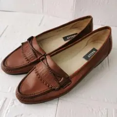 美品✨バリー BALLY タッセル ローファー レザー ブラウン 23.5cm