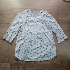 ☆シェリーラファム☆動物サーカス柄フリルブラウス☆美品Ｍ☆