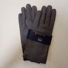 M&S Collection ファインレザー手袋 グレー