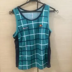 ellesse チェック柄 タンクトップ