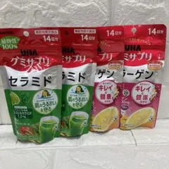 UHA味覚糖 グミサプリ セラミド コラーゲン14日分4袋セット