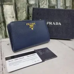 美品 正規品 PRADA DAINO COLOUR BALTICO プラダ財布