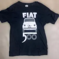 ユニクロ　フィアット500 Tシャツ　ブラック サイズM