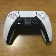 ややジャンク　SONY PS5 ワイヤレスコントローラー　白黒　純正　ソニー