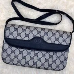 GUCCI 2way ショルダーバッグ クラッチバッグ ネイビー スプリーム