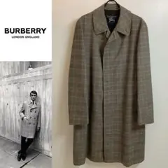 BURBERRYS VINTAGE ENGLAND製 グレンチェック柄 コート