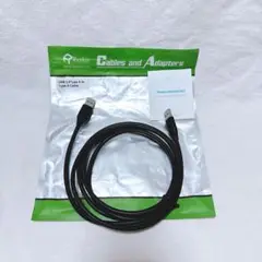 USB ケーブル 3.0 typeA ブラック 1.8m 黒 配線 コード