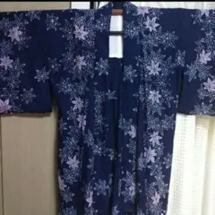 ろうけつ染　浴衣　もみじ