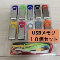 USBメモリ 128MB 10個セット　回転式 フラッシュメモリー