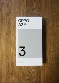 【新品未使用】OPPO A3 5G 4GB 128GB パープル　simフリー