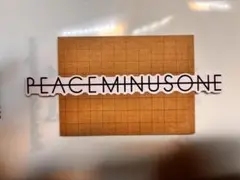 PEACEMINUSONE ロゴステッカー