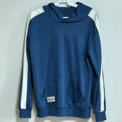 YIQISHANG COMPANY フード付きトレーナー ネイビー