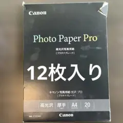 Canon Photo Paper Pro A4 20枚入り
