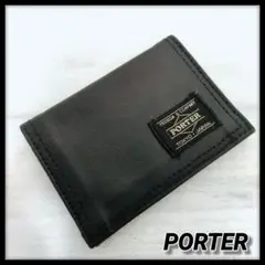 PORTER カードケース ポーター パスケース 黒 定期入れ ブラック