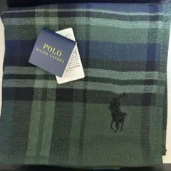 POLO RALPH LAUREN 緑と黒のハンカチ