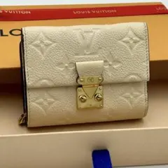 極美品　ルイヴィトン　メティス　コンパクト　ホワイト　アンプラント　三つ折り財布