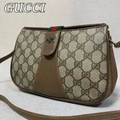 410B28|美品|グッチ シェリーライン GGスプリーム ショルダーバッグ