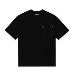 Maison Margiela ブラック ポケット付き Tシャツ
