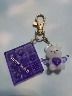 SnowManレジンキーホルダーハンドメイド