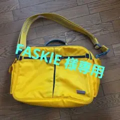 Samsonite イエロー ショルダーバッグ