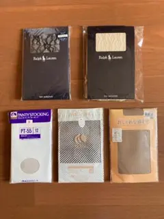 ラルフローレン 他　ストッキング　5足セット　S~L