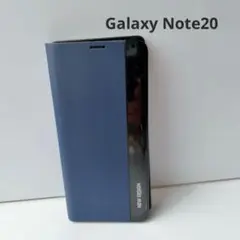 Galaxy Note20のケース 携帯電話 メッキ 側面視窓 手帳型 薄型