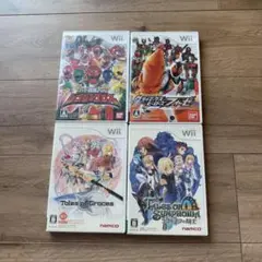 Wii ゲーム 4本セット スーパーヒーロー大戦 他