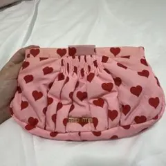 美品 ミュウミュウ  MIU MIU ポーチ ハート クローバー ダイヤ MIU MIU（ポーチ）のフリマアイテム一覧
