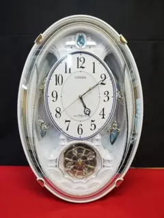 シチズン　4MN484-NT1511G 電波時計 Amazon.co.jp: シチズン 電波時計 パルミューズクイーンダム
