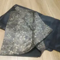 極美品&黒留袖【正絹 和装小物 着物 振袖 留袖 和装 訪問着 駒刺繍 希少】