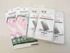 Google Pixel6a用 液晶フィルム✕2・TPUクリアケース✕3