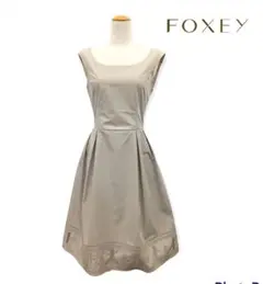 美品★FOXEY NEW YORK グログランワンピース 0803
