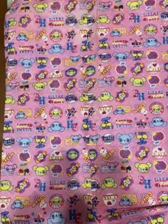 【平成レトロ】マルチカバー 190cm×190cm カラフルキャラクター