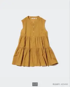UNIQLO コットンギャザーブラウス ノースリーブ