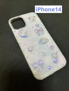 【ハンドメイド】iPhone14 ハードケース